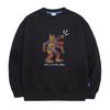 OHP Ohp X Dk.Joon Keith Haring Dog Fleece-Lined Sweatshirt