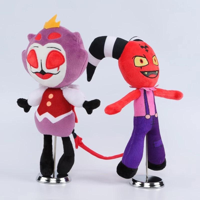 30Cm Blitzo'S Teddy Plush Toy Helluva Boss Plush Animal Toys Cartoon Stuffed Soft Toy Christmas Birthday Gift For Children