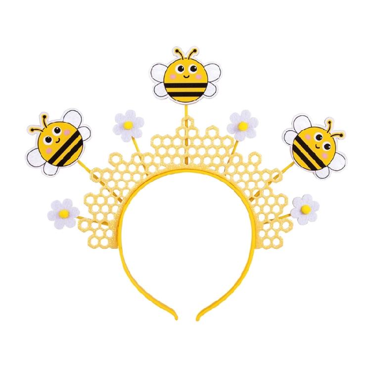 

Soft Comfortable Hairband Honeybee Hive Headdress Insect Shaped Hair Accessory Ideal for Women at Various Event 1
