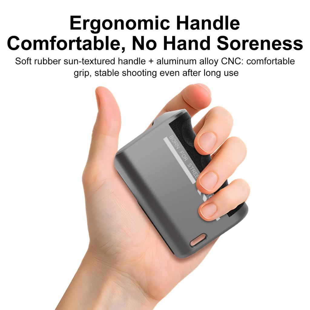 DJI Osmo Action 5 3 Camera Cage Aluminum Alloy Handle Mount Grip Holder with Shutter Cold Shoe and Screw Hole for Easy Installation and Portable