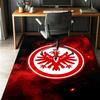 Eintracht Frankfurt Muster Teppich, Innen-/Außenmatte, für Picknick, Spielzimmer, Schlafzimmer, Büro, Wohnzimmer, Heimdeko Teppich, Geburtstagsgeschenk