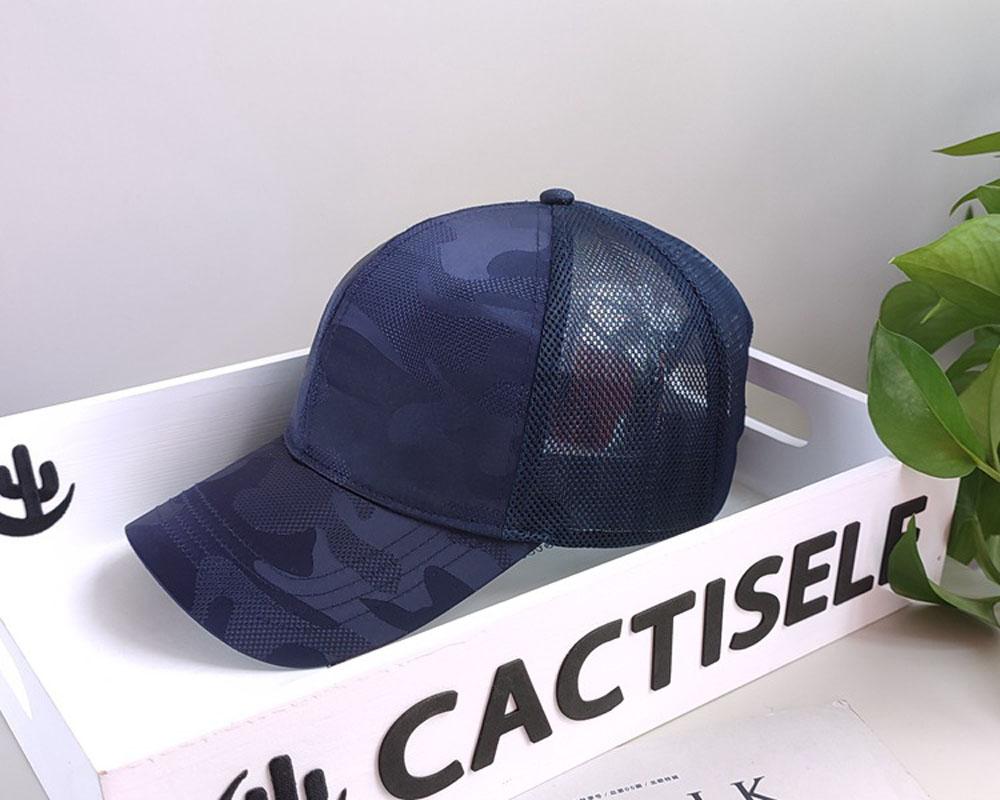 Big Size Mesh Hard Top Baseball Cap For Men Summer Breathable Outdoor Riding Trend Shading Sun Protection Cap Male 62Cm