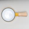 Pearl Metal Milk Pan, 3.9 inches (10 cm), Enamel, Enamel, Yellow, Petitto HB-5066