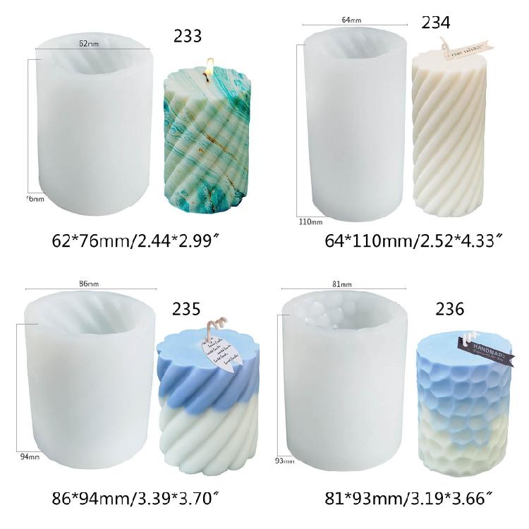 Handmade Candles Mold Food-grade Silicone Mold Flexible Durable for DIY Candles