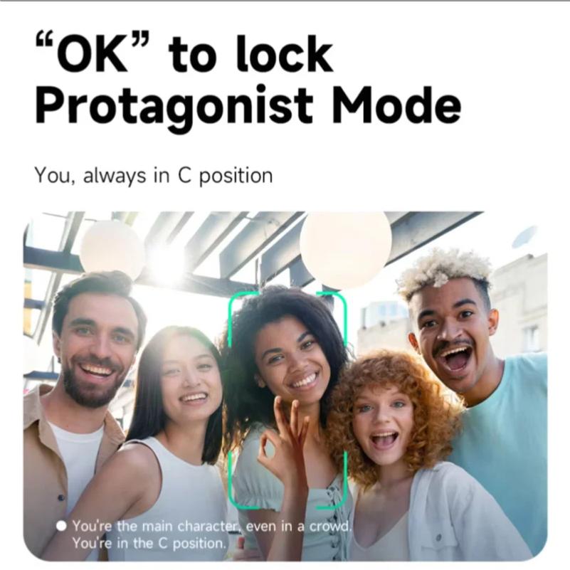 1.62m AI Follow-Up Selfie Stick Fully Automatic With Bluetooth Remote Intelligent  Anti Shake Pan Tilt Handheld Gimbal