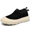Unisex Winter Couple Snow Boots: Fashionable Thick Sole Lace-Up Casual Shoes with Plus Velvet for Women