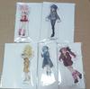 [USED] Puella Magi Madoka Magica Fan Trip Bonus Acrylic Stand Set of 5 (Complete Set)