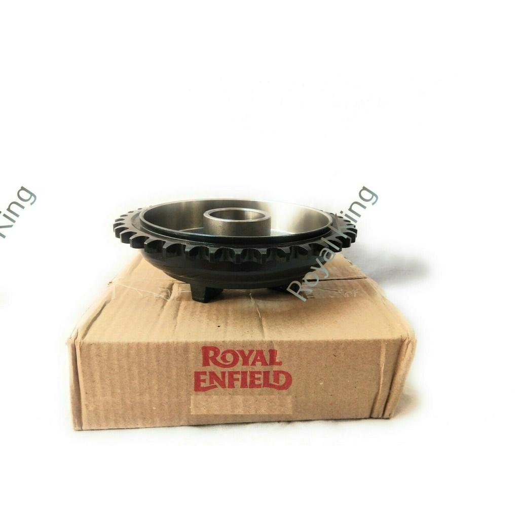 Royal Enfield Black "Sprocket Drum" For "Old Classic & Bullet 350 & 500cc"