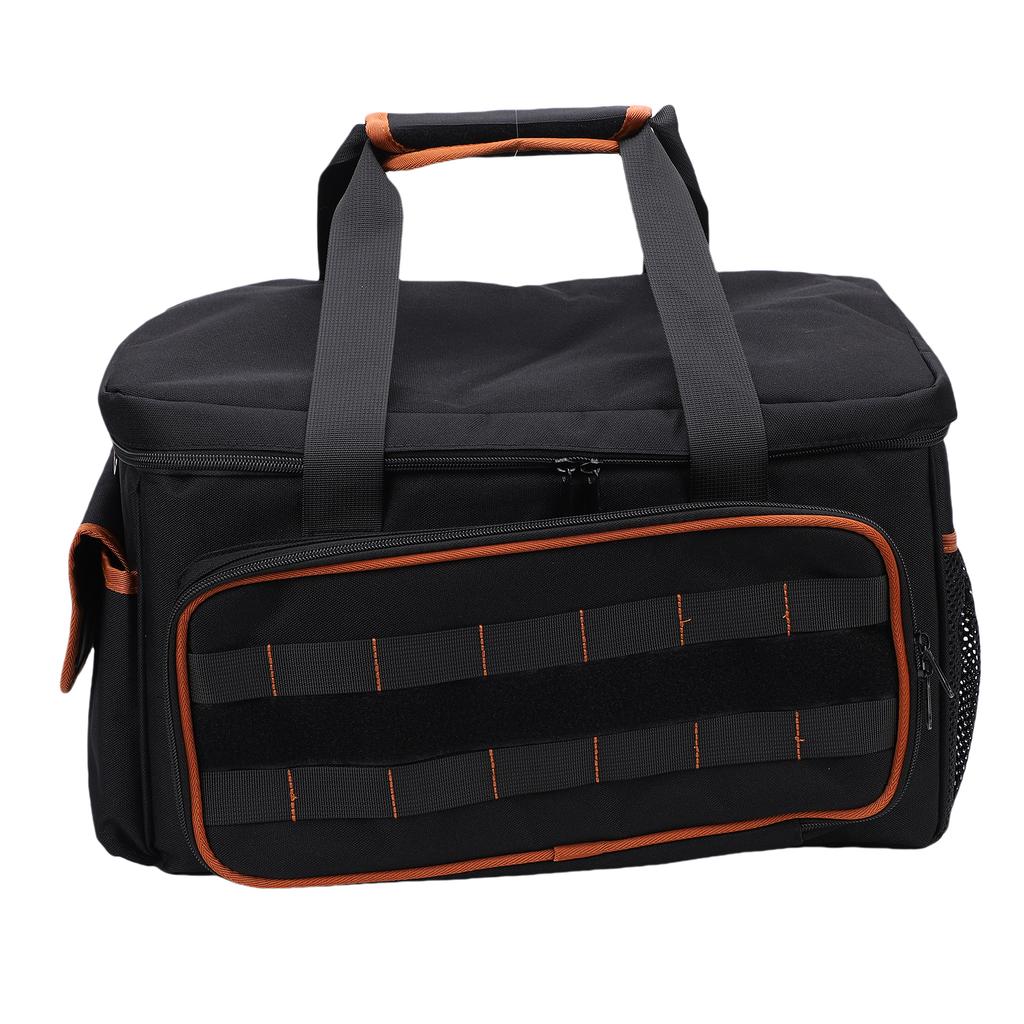 Tool Bag 17in Heavy Duty Hand Tote Storage Organizer Wear Proof Oxford Cloth 20 Pockets Adjustable Shoulder Strap for