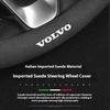 Transpirable y antideslizante Para Volvo S60 V50 XC40 XC60 XC70 XC90 S40 S90 C30 V40 V60 V90 Cubierta de Volante de Coche de Cuero Gamuzado