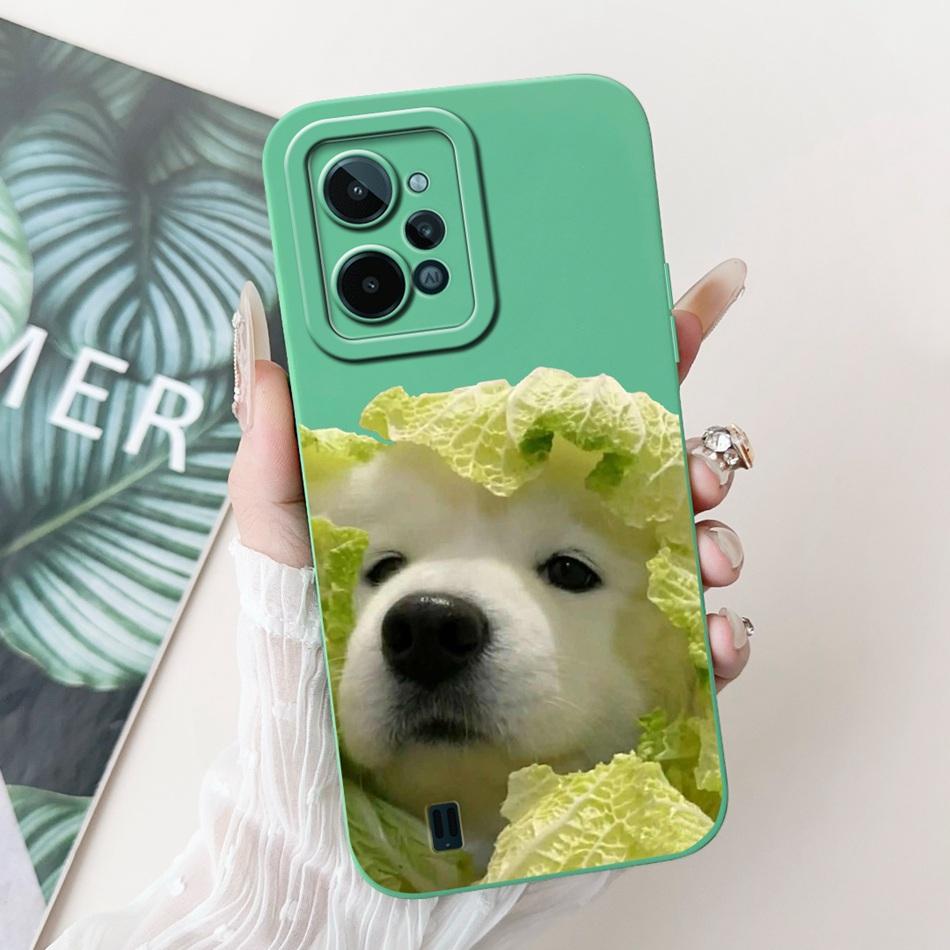 For Realme C31 Case RealmeC31 C 31 4G RMX3501 2022 Cute Cartoon Camera Protective Shockproof Soft Silicon Phone Cases