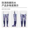 Rain Boots, Navy Blue Camouflage Shoes, Non-slip and Waterproof Extended Fishing Shoes, Knee-high Launching Rain Boots.