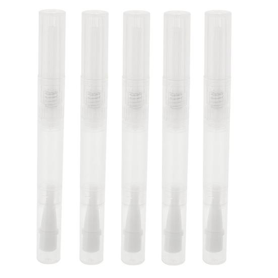 5 Stück leere Drehstift Kosmetikbehälter Lipgloss Wimpernwachstumsflüssigkeit Tube 3ml