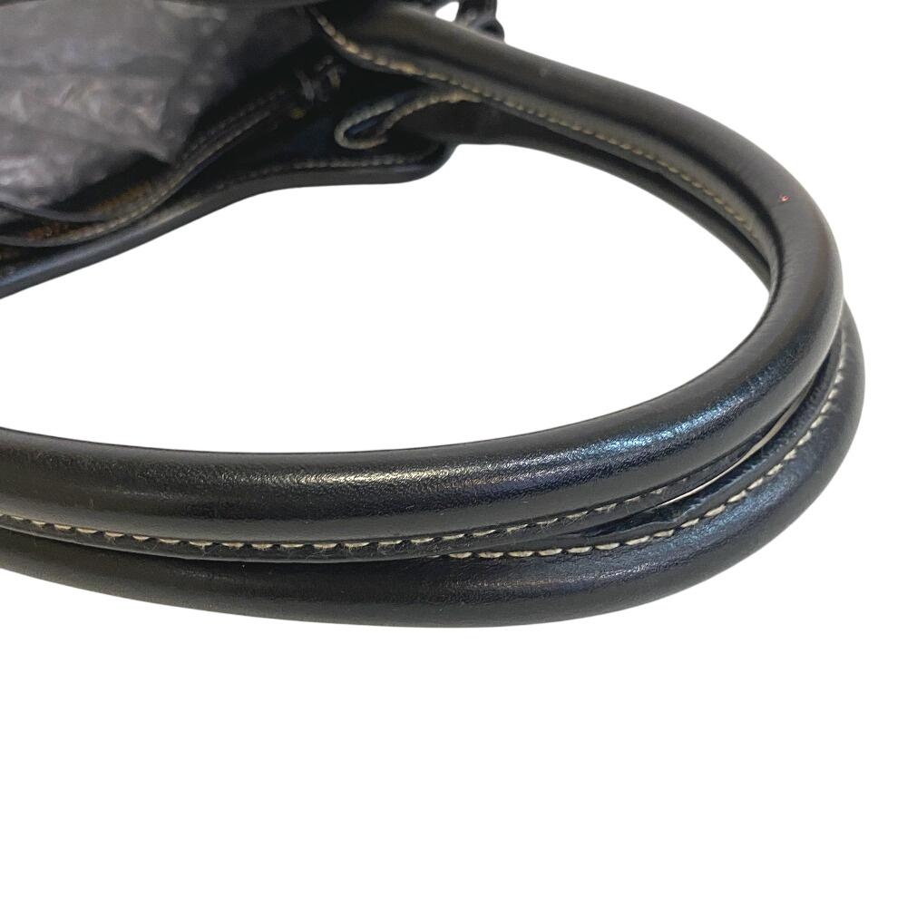 RALPH LAUREN canvas Handbag black canvas Women Used