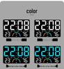 Large LED Wall Clock with Stand, Digital Multifunction GH9008