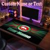 South Sydney Rabbitohs Customized Name Text Mouse Pad, Large Desk Mouse Mat Personalized Home Office Present