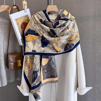 Cashmere Scarf Autumn Winter Shawl Women Retro Designer Scarves Thick Warm Blanket Wrap Bufanda Poncho Echarpe Pashmina Stoles