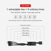 3 in 1 USB-Kabel Schnellladekabel USB Typ C Kabel für iPhone Samsung Huawei Xiaomi Micro USB Lightning Kabel Ladegerät
