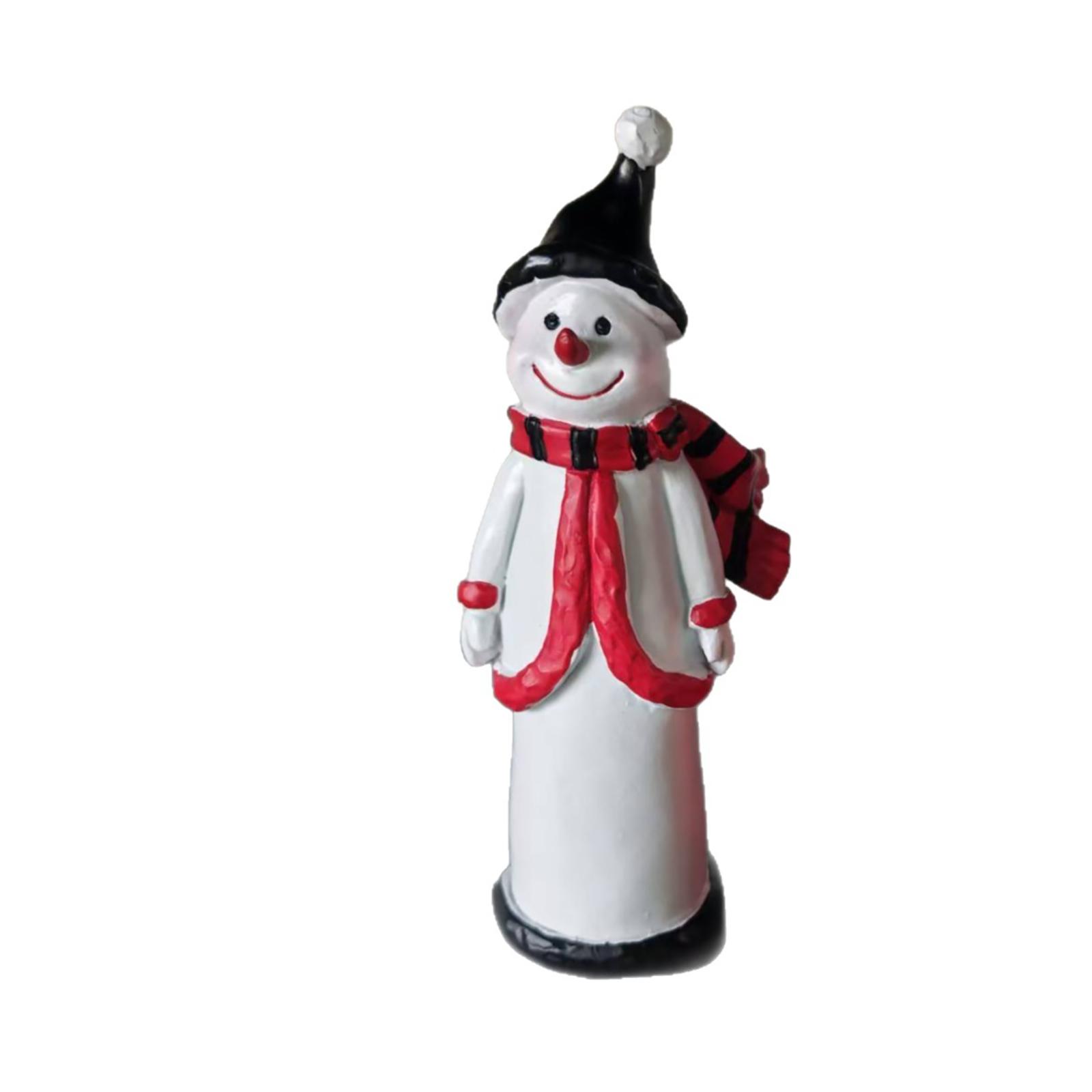 

Christmas Decoration Hat Snowman Desktop Holiday Decoration Crafts One Size