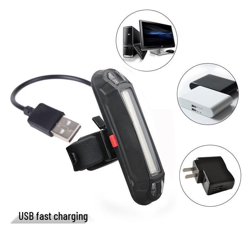 USB Rechargeable Waterproof Bicycle Taillight Warning Light