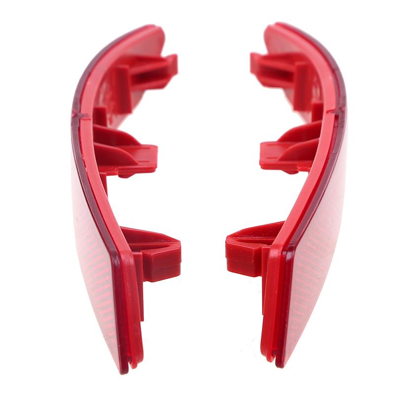 Car Tail Light Rear Bumper Reflector Lights Red Lens for BMW 5-Series 530dX/535d/528i F10/F18 Sedan 2014-2017 Facelift