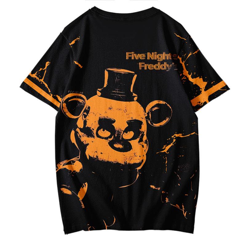 Men T-shirt Fashion Five Nights At Freddy's Cartoon Character 3D Printed Anime Women T-shirts Harajuku Tee Shirt Summer Casual Short Sleeve Tops
