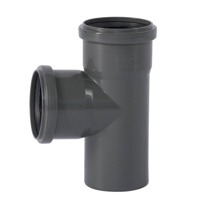 Raccord HT 75mm, Coude d'évacuation 87 Degrés