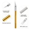 Gravur Exacto Messer Set Metall Obst Lebensmittel Hobby Skulptur Skalpell Schreibwaren Büro Griff Klinge 11 Carving Handwerk Kunst DIY Werkzeug