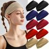 Fashion New Sport Headband Fitness Sweat Bandage Hairband for Women Men Yoga Absorb Sweat Basketball Running Sweatband