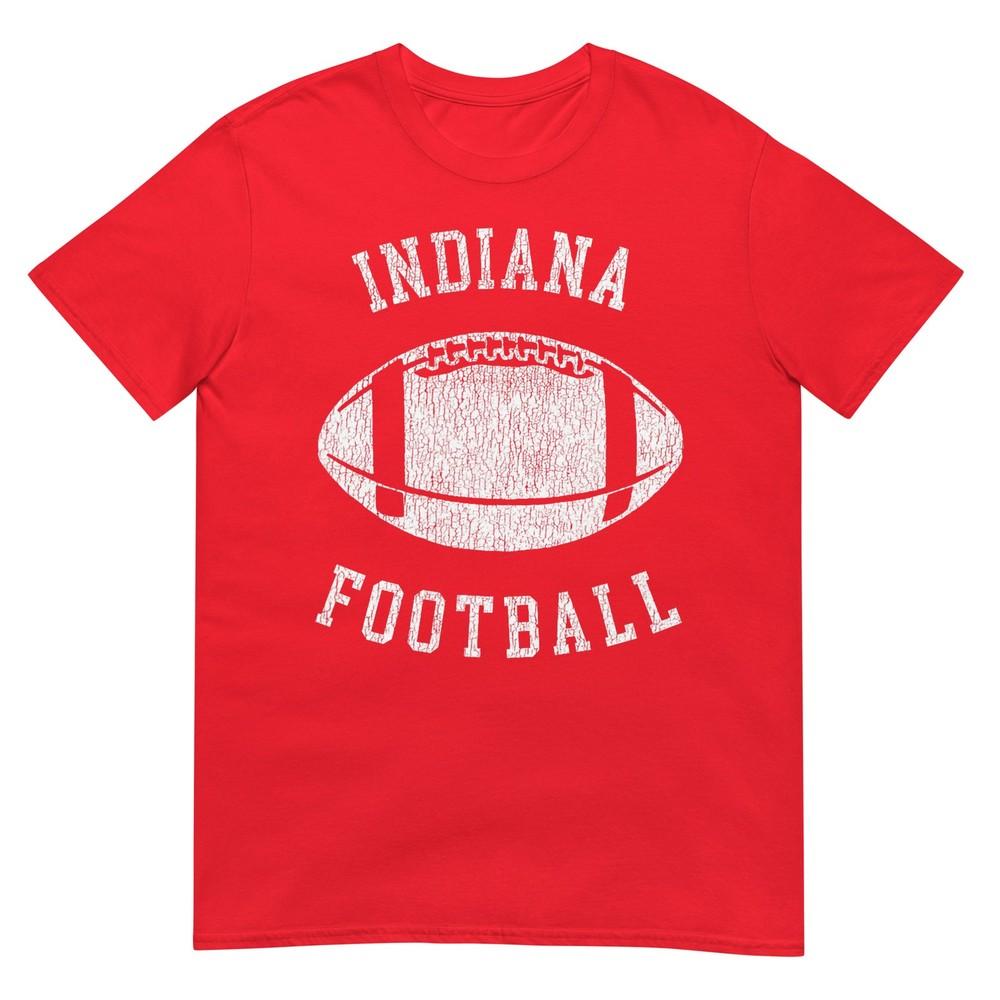 Indiana Football Distressed Vintage 80s Throwback Classic TShirt S