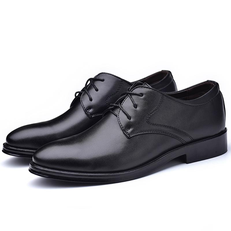 Scarpe da uomo taglie forti, scarpe formali in pelle PU per uomo, scarpe stringate Oxford per uomo, scarpe casual da uomo per matrimonio, festa, ufficio