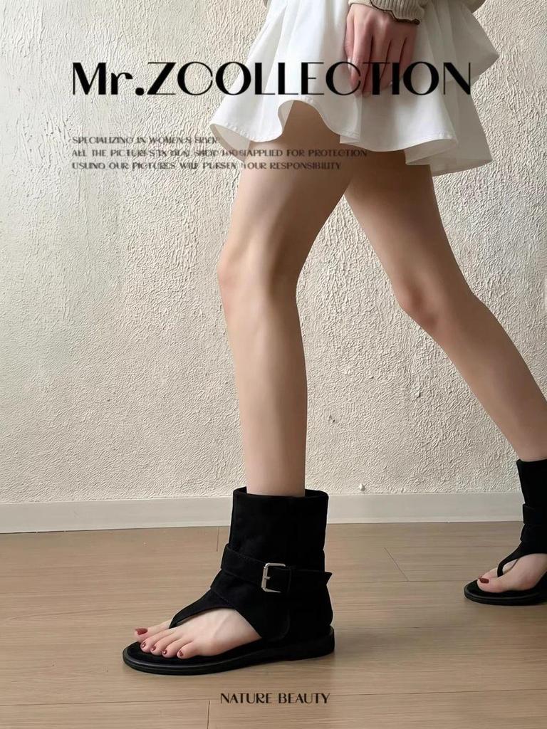 2026 Retro Sommer Thong Sandalen für Damen - Dicke Sohle, Modischer Hot Girl Stil