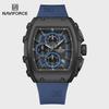 Men Sport Waterproof Quartz Watch Luxury Barrel-Shaped Steel Band Alloy Dial Casual Couple Luminous Wristwatch