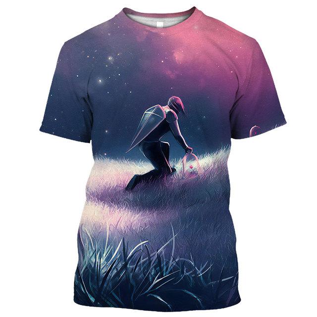 New Men's T-shirt 3D Print Body Art Men's Clothing Tees O Neck Oversized Casual Short Sleeve Shirt Cool Hip Hop Streetwear