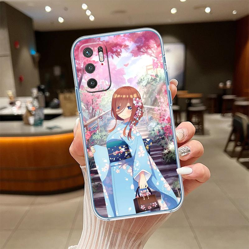RE47 Nino Miku Itsuki Nakano Transparent Phone Case for Motorola Moto G7 G8 G9 G84 G85 G73 G24 G15 Z2 Play Power Plus