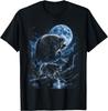 Moonlit Jimothy Viral Raccoon Seattle Feral the Retro Moon T-Shirt