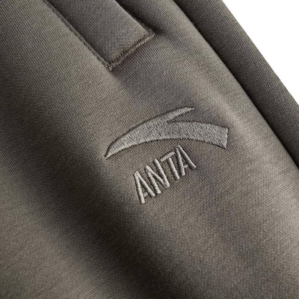 ANTA Knitted Sweatpants Men's Dark Umber Gray 4 Moderate Sweatpants 952548310-4