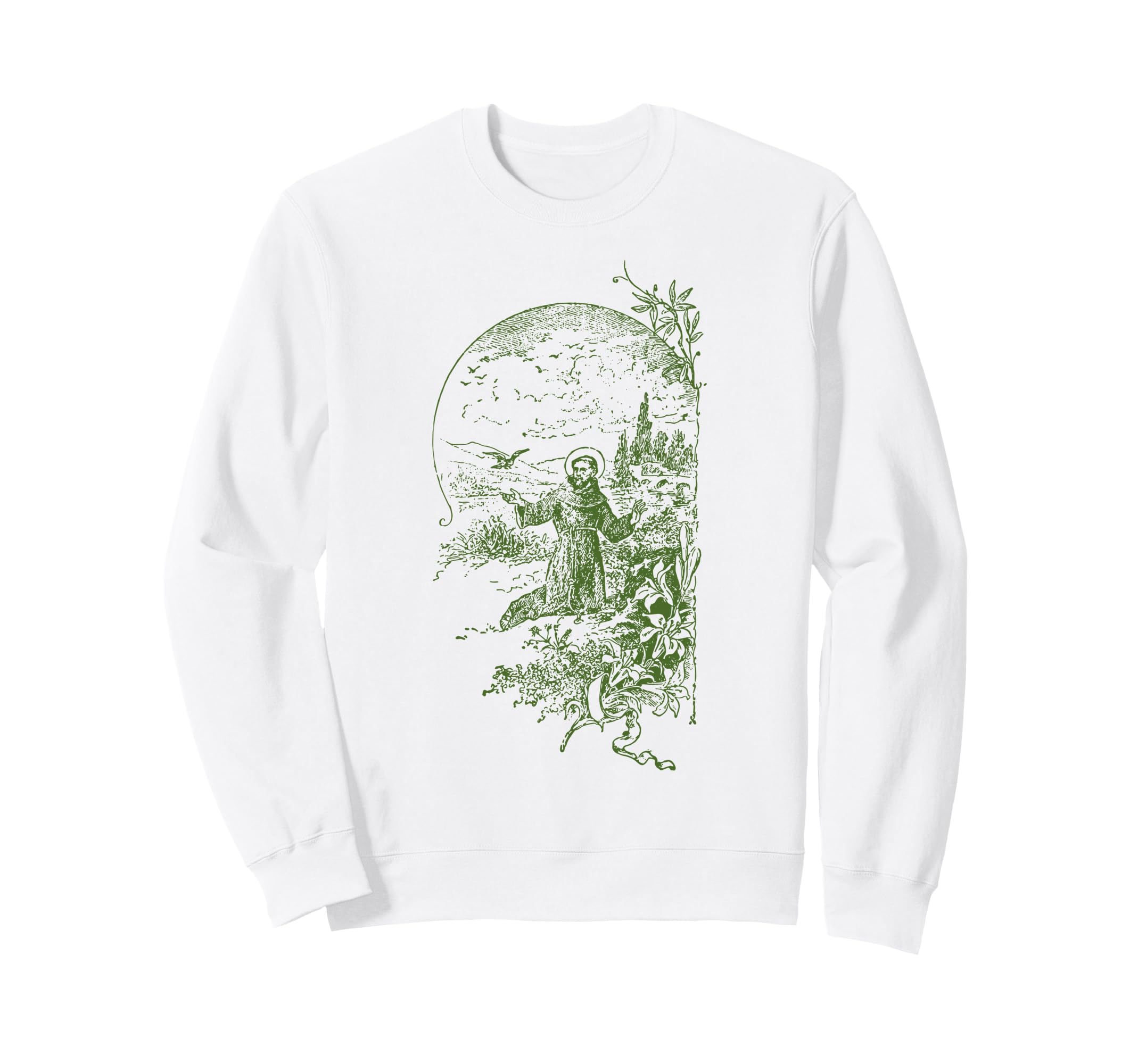 

Saint Francis of Assisi Vintage Saint Catholic Ecology Animal Trainer