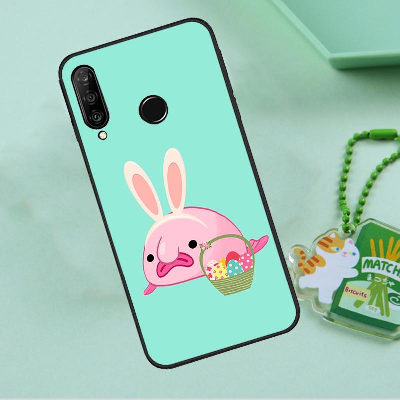 Cute Blobfish For Huawei Nova 12i 12s 7i 8i 11i 9 10 SE Y90 Y60 Y70 Y72 Y61 Y91 P30 P40 Lite P60 Pro Case