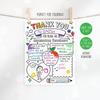 Teacher Thank You Cards Coloring Posters Handmade Teacher Appreciation Card For Student Child Classroom Party Supplies