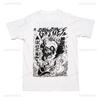 Grimes Visuell Mode lässig Rundhals Sommer Harajuku täglicher Komfort Unisex und Damen universelles Rundhals kurzärmeliges T-Shirt