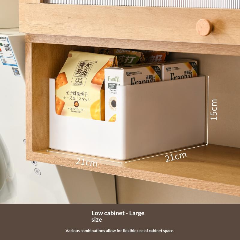 Rectangular Storage Box, Under-Sink Organizer, Kitchen Cabinet Storage Container, Desktop Storage Basket