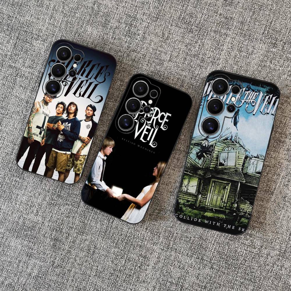Band Pierce The Veil Band Phone Case For Samsung S 24 Fe 25 Ultra Plus 20 Lite 21 30 22 23 24 22 Ultra 5G Fundas