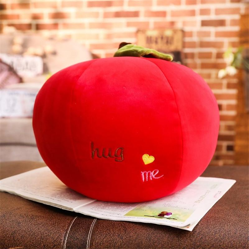 

Творческая имитация красного яблока плюшевая игрушка декоративная подушка детский сад раннее образование кукла рождественский фрукт рождественский подарок 25cm(0.32kg)