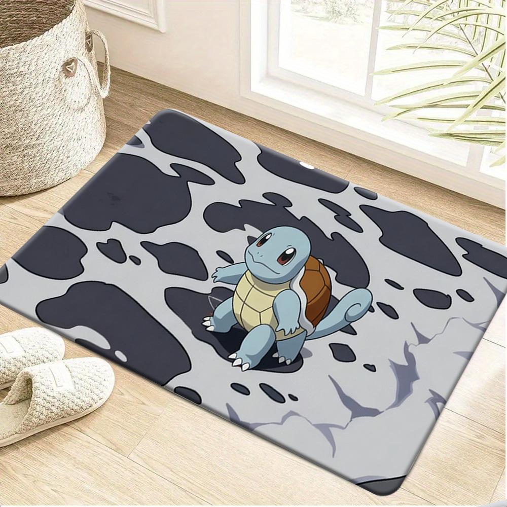 Pokemon Cute Pikachu & Friends Print Doormat Non-Slip Absorbent Floor Mat for Indoor Entrance