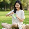 2-In-1 Collapsible Silicone Ice Ball Cup Reusable Portable Ice Sphere Mold With Straw Lid For Coffee Juice Drinks
