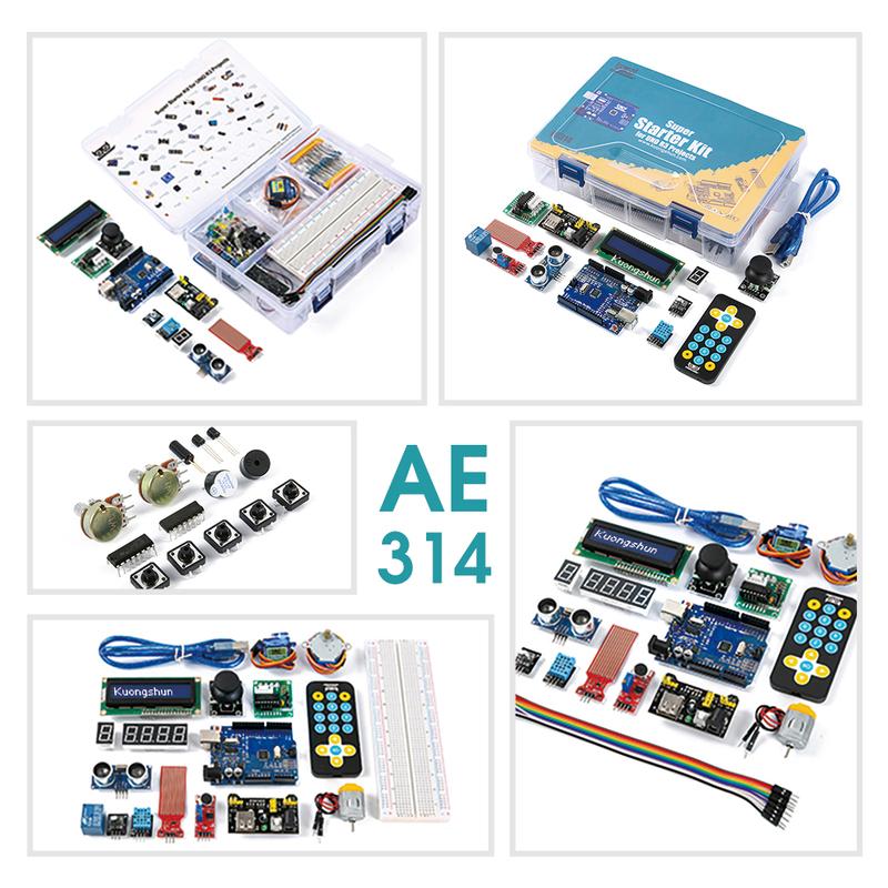 Kit de pornire Super KUONGSHUN Inclusiv Breadboard 1602 IIC Set de Fire de Conectare R3 pentru Arduino UNO cu Tutorial