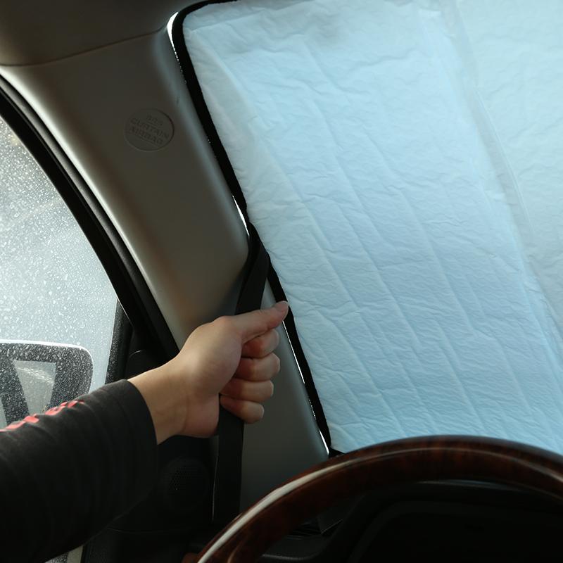 Pentru Toyota Tundra 2007- folie de aluminiu argintiu parbriz fata masina cortina termica umbrire protectie solara masina