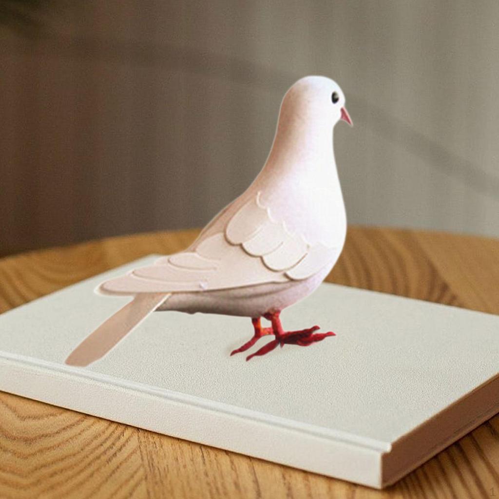 Foam Pigeon Model for Display, Imitation Dove Educational Use