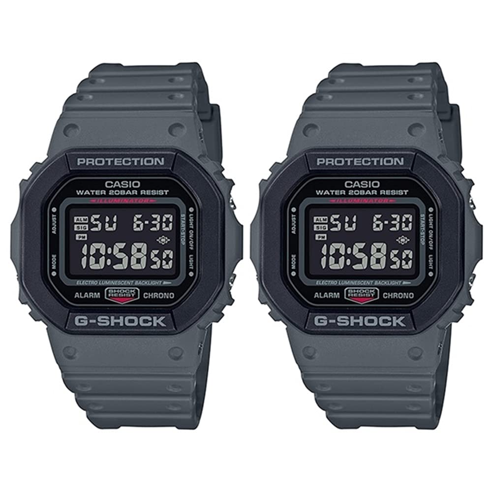 

CASIO Водонепроницаемые парные часы унисекс унисекс пара утилитарный цвет цифровые серые черные часы [Casio] G-SHOCK мужские женские DW-5610SU-8DW-5610SU-8 [Товар]